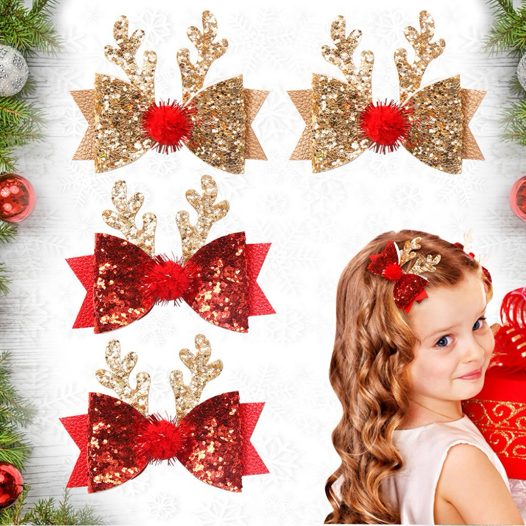 Jepitan Pin Natal Aksesoris Rambut