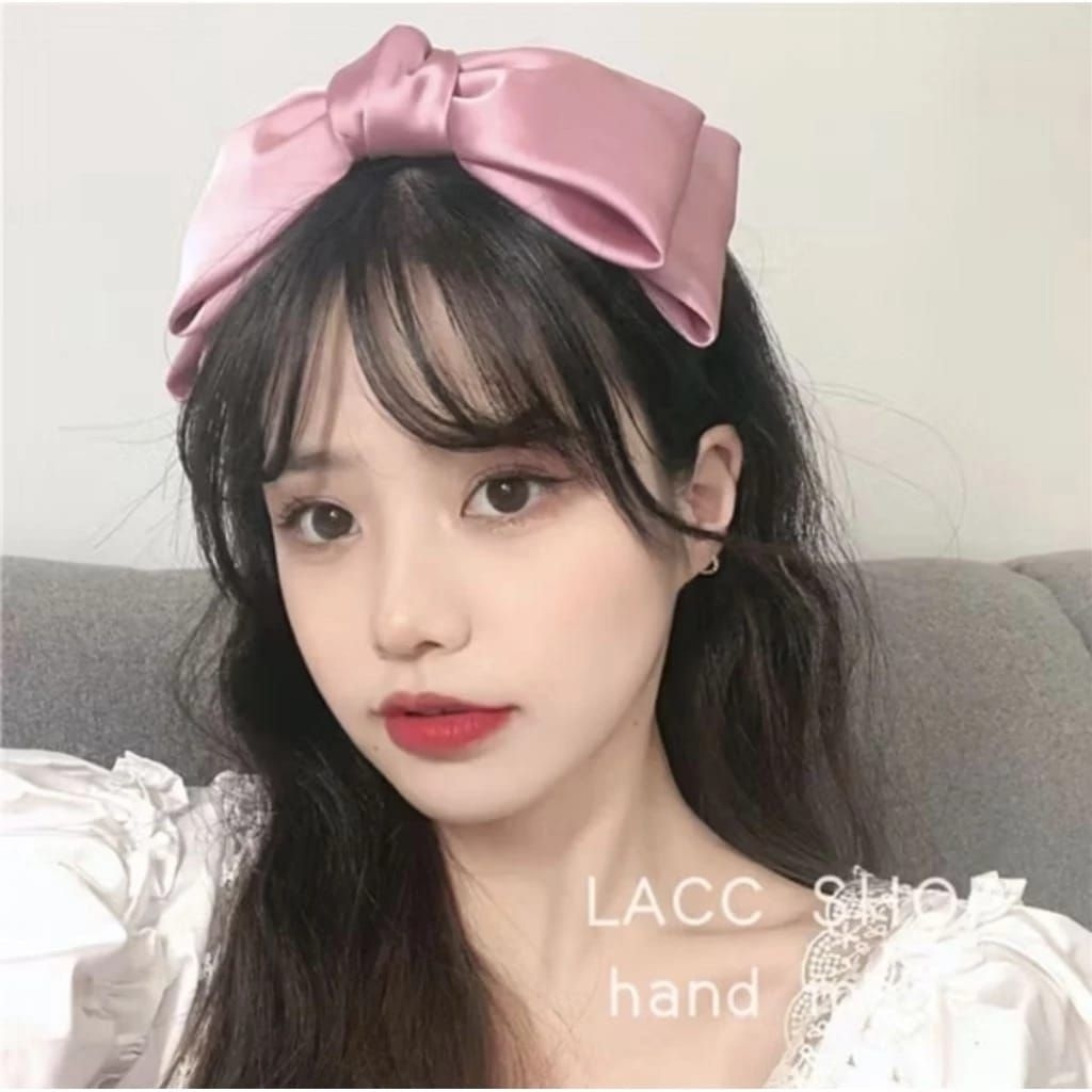 BANDO PITA BESAR KOREA BANDO PITA KUPU KUPU BESAR SATIN