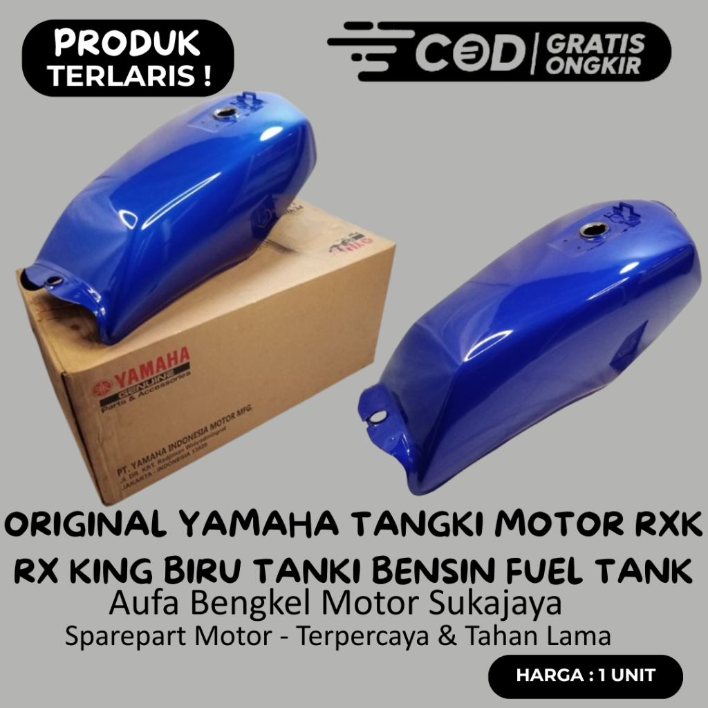 Tangki Bensin RXK Original Yamaha Tanki Merah RX King Genuine Part 2008  Rx K Rxking Tengki Tenki Fu
