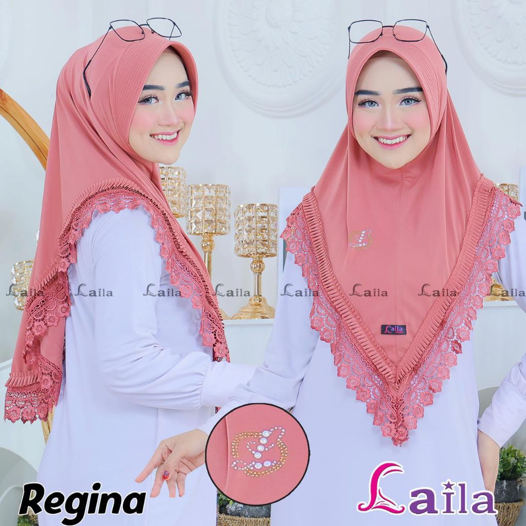 CUCI GUDANG jilbab bergo instan jersey renda payet laila