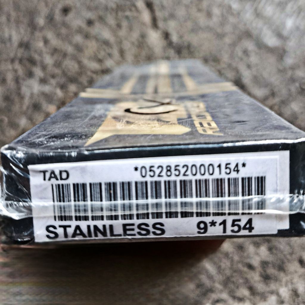 ( 184 STOK ADA) RUJI / JARI - JARI (STAINLESS) MERK TAD RACING ANTI KARAT TIPE 9 STANDAR DAN BIG NIP