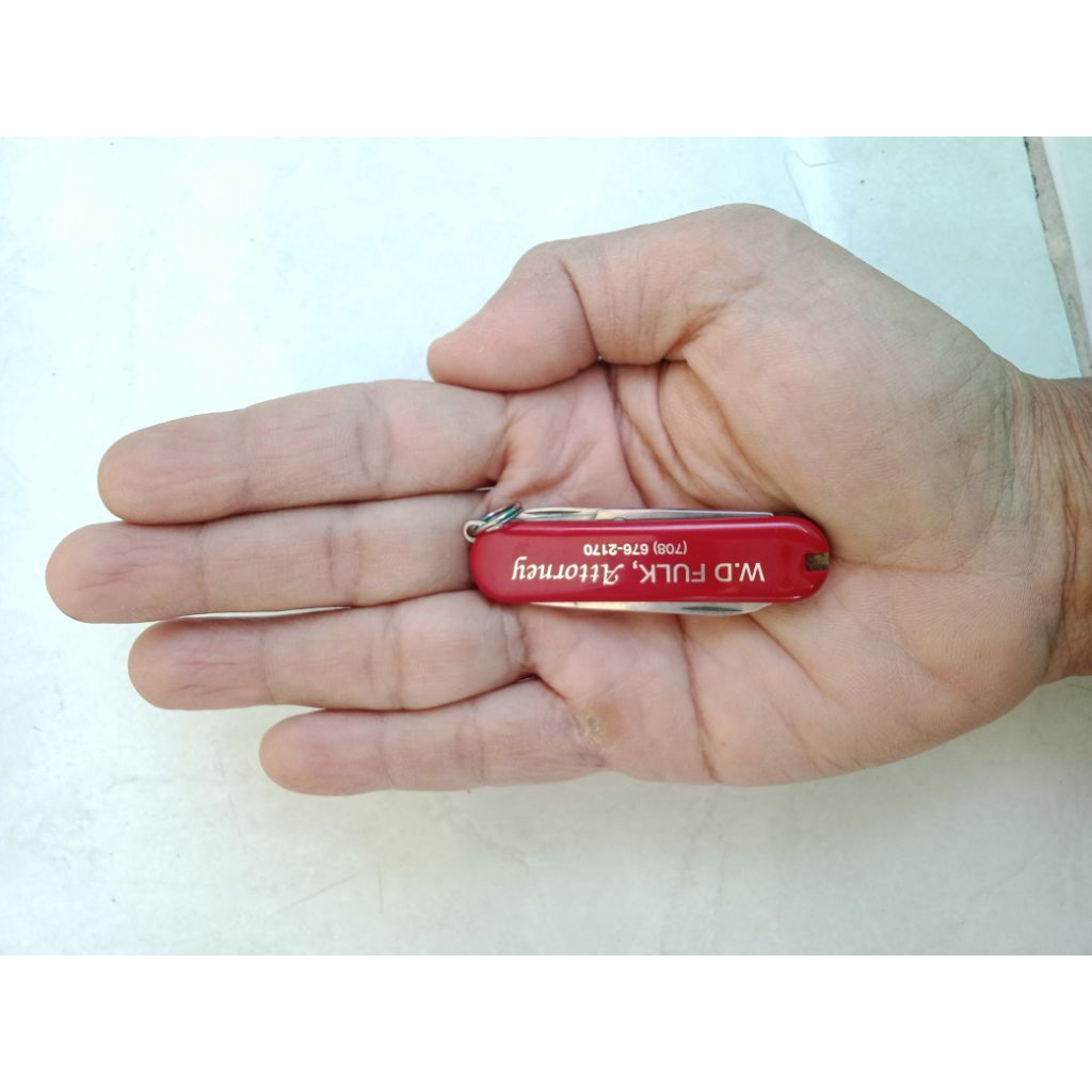 victorinox Clasic sd 58mm second original dijamin 100% Asli