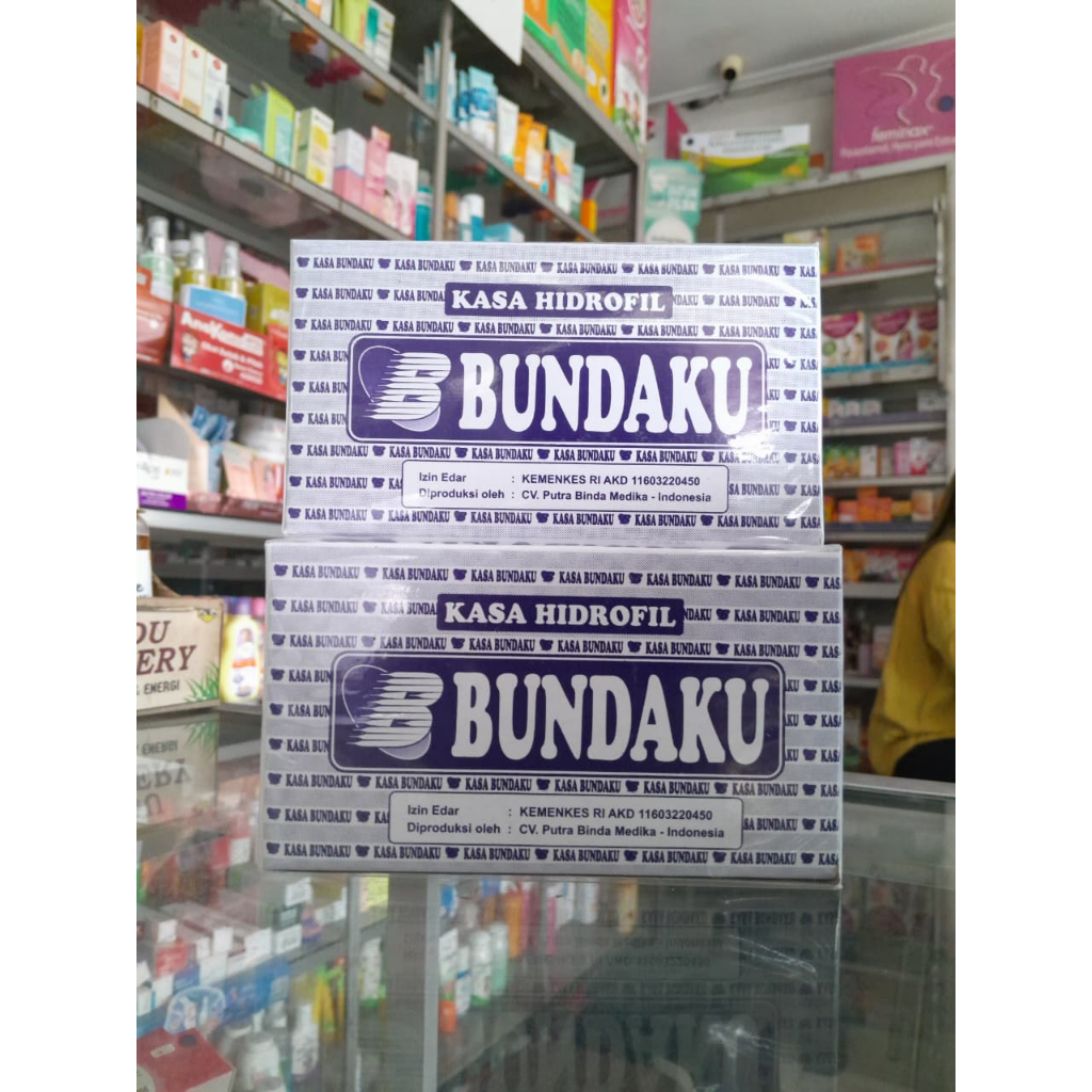 KASA STERIL BUNDAKU 16 X 16 CM 1 KOTAK - Kain Kasa Steril Bundaku