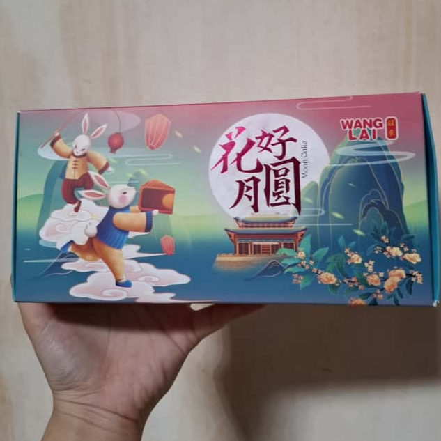 

WANGLAI PREMIUM MOONCAKE ISI 2 PCS 1 KTK KUE BULAN WANG LAI MOON CAKE