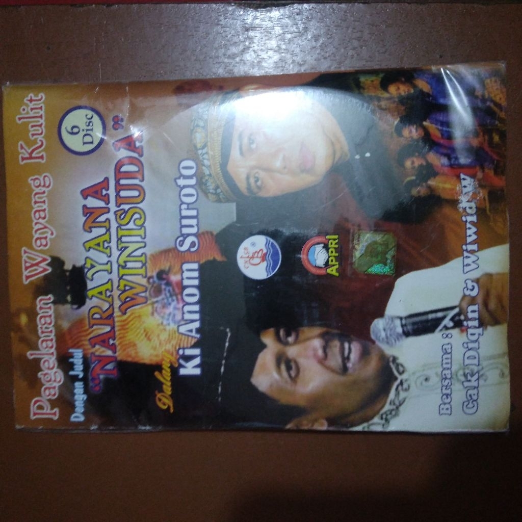 VCD Original Pagelaran Wayang Kulit lakon " NARAYANA WINISUDA" dalang Ki Anom Suroto bersama Cak Diq