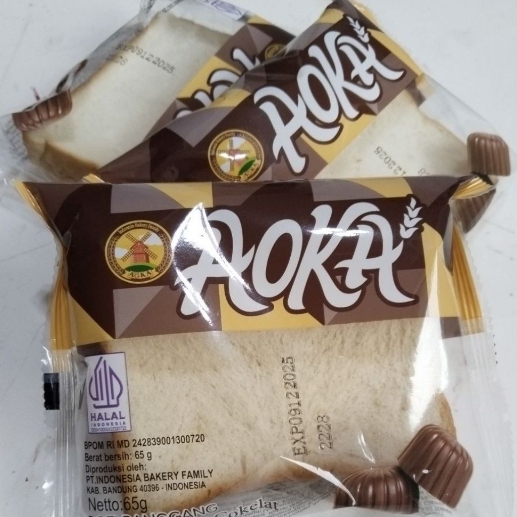 Roti Tawar Aoka varian rasa lembut enak