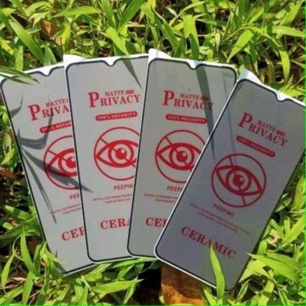 TG Ceramic Anti Spy Oppo A16 A16k A16 A16s A17 A18 A17k A77s A58 A77 A57 Antigores Privacy Hitam Dov