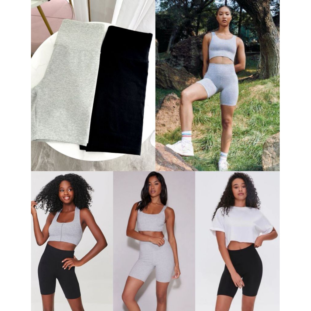 F21 High Rise Biker Short