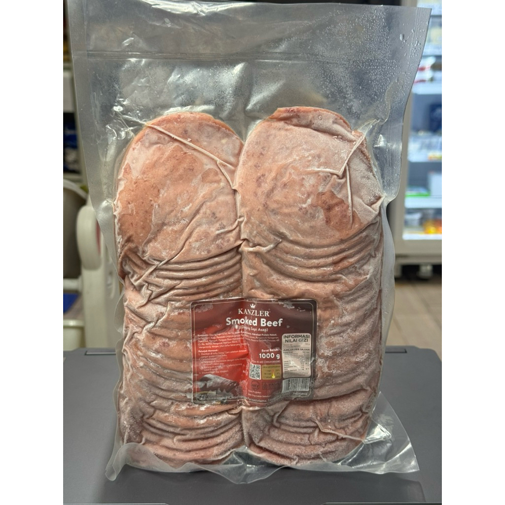 KANZLER SMOKE BEEF / DAGING SAPI ASAP 1kg - INSTANT ONLY