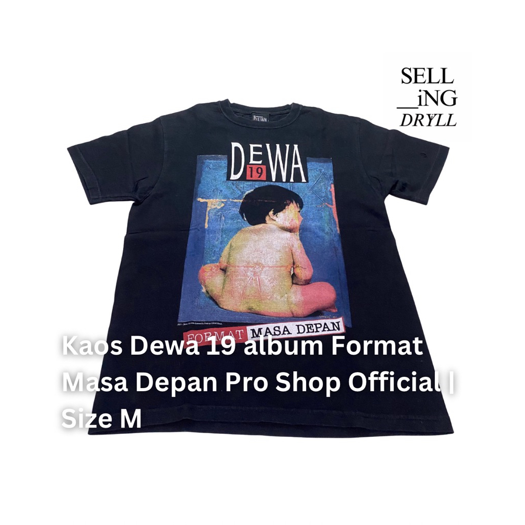 Kaos Dewa 19 album Format Masa Depan Pro Shop Official | Size M
