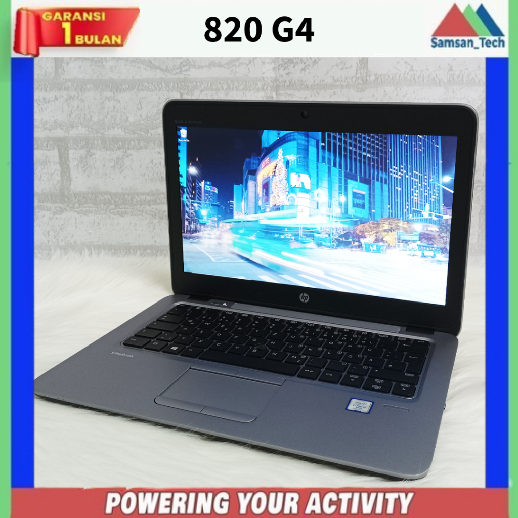 Laptop HP Elitebook 820 G4 i7 gen7 RAM 16 SSD 256GB 12,5inch Slim