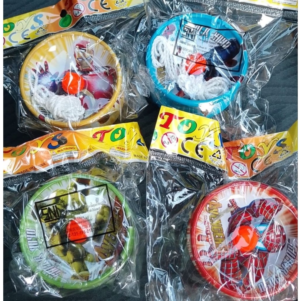 YOYO BESI MAINAN ANAK YOYO MOTIF KARAKTER / MAINAN YOYO BESI ASLI NO 026  YOYOO KARAKTER MOTIF YOYO 