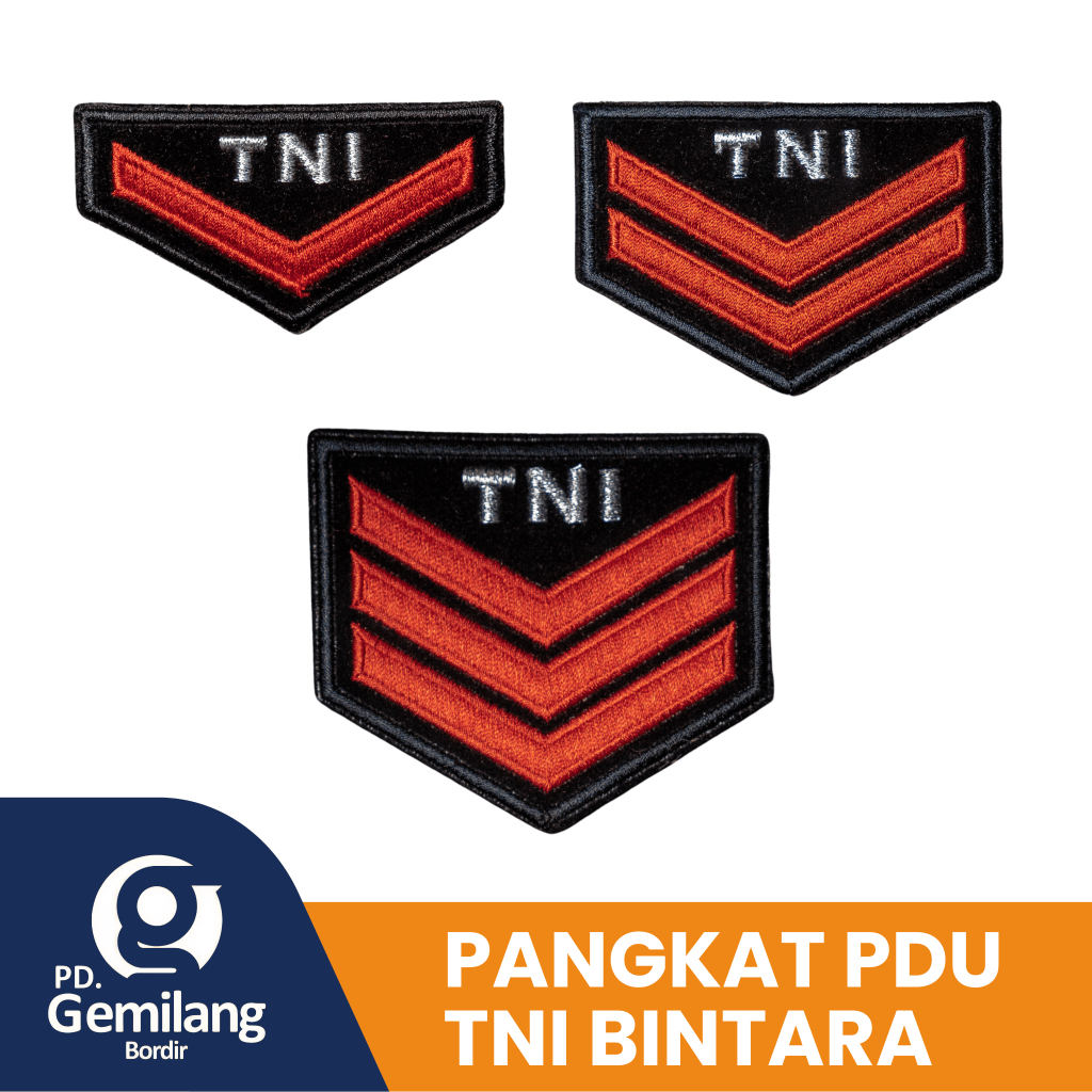 PANGKAT PDU TNI Pangkat Kopda Koptu Kopka | Pangkat PDU TNI | Ready Stock