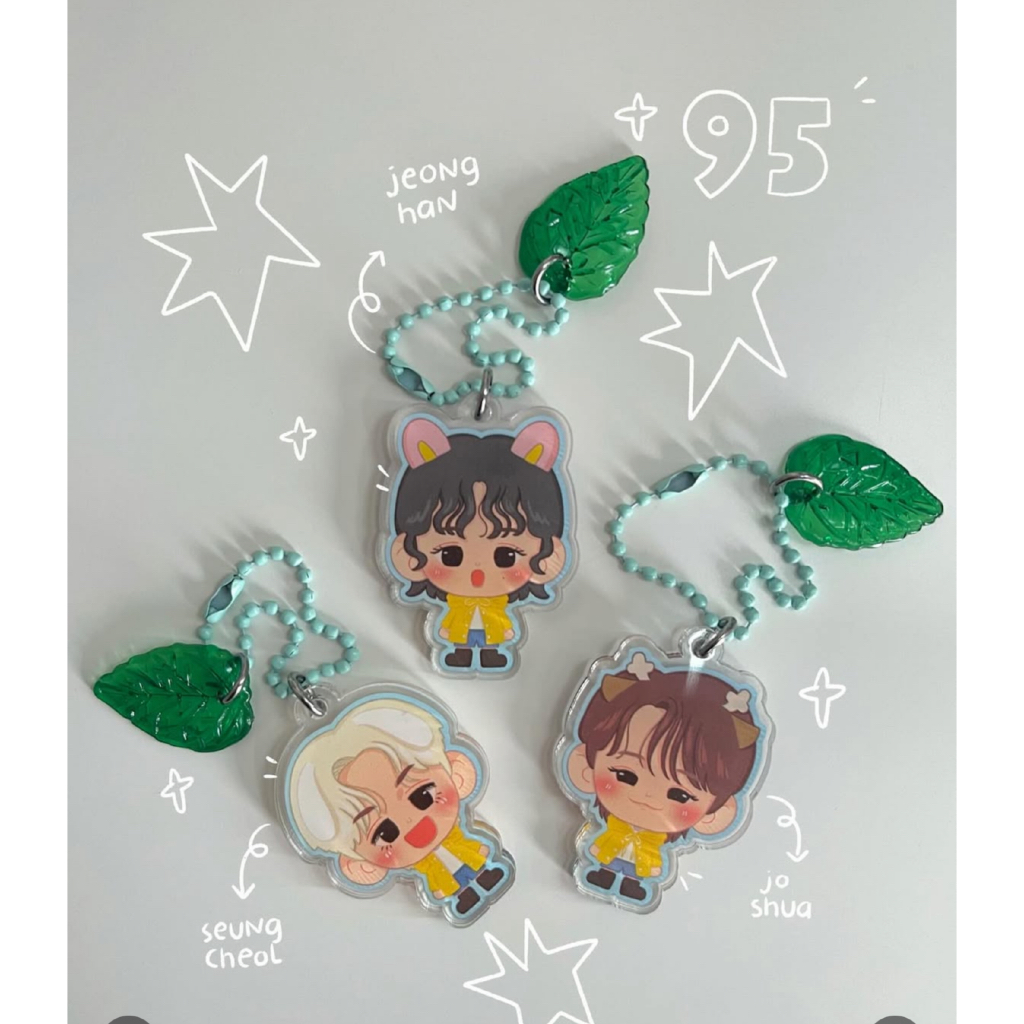 seventeen svt yellow raincoat ballchain