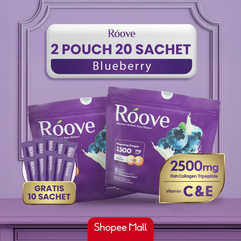 Roove Collagen Drink 50 Sachet LIVE PROMO
