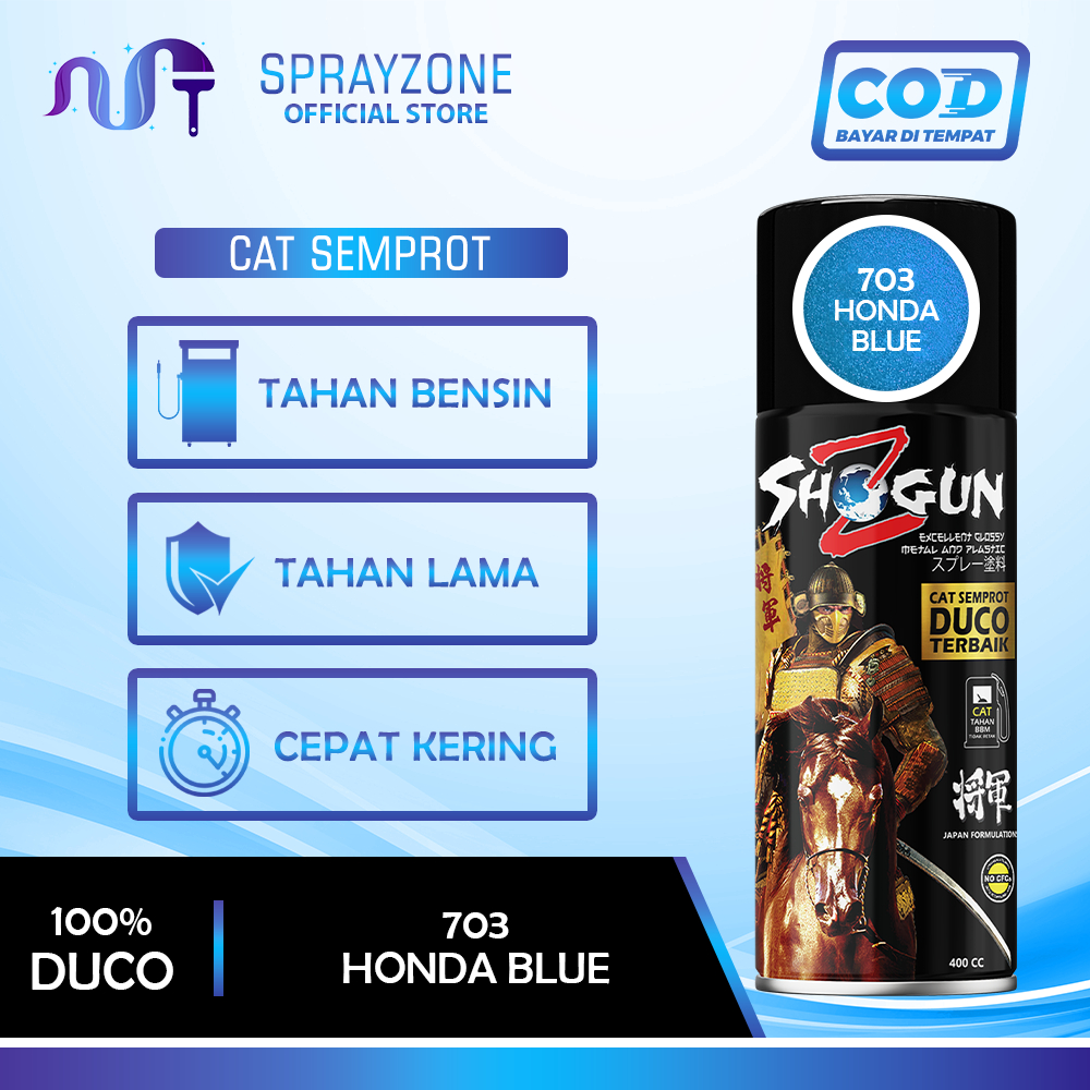 Cat Semprot Duco Pilok Pilox Pylox Biru Candy Transparan Shogun Z Honda Blue 703 Glossy Tahan Bensin