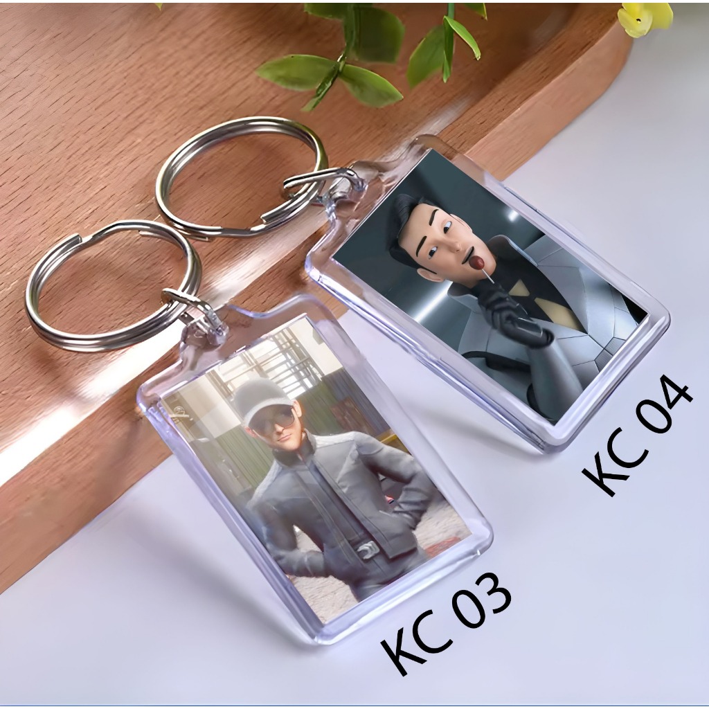 Keychain Ejen Rizwan ejen ali - Ganci Kartun  - Gantungan Kunci - Ejen Rizwan