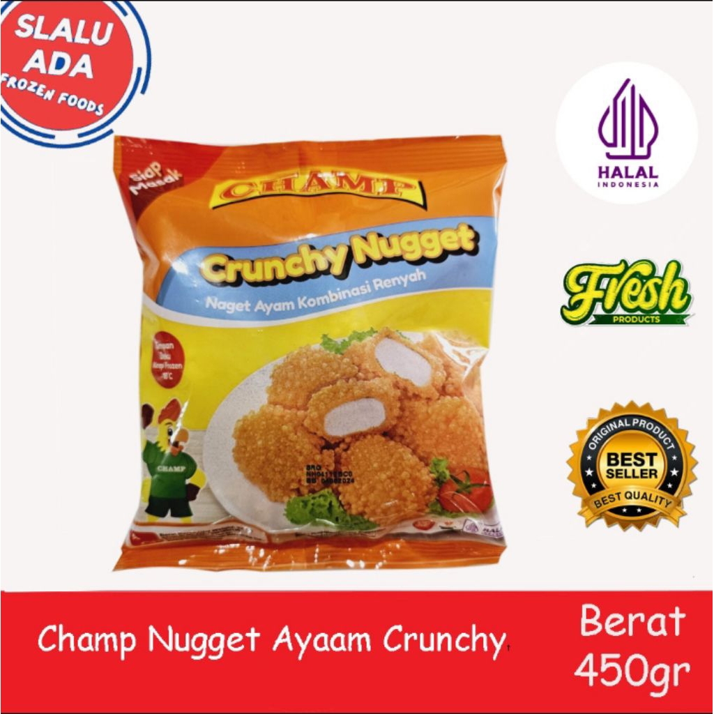 

Champ nugget ayam crinchy 450gr