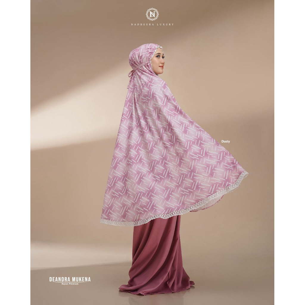 DEANDRA MUKENA RAYON PREMIUM ORIGINAL BY NADHEERA LUXURY
