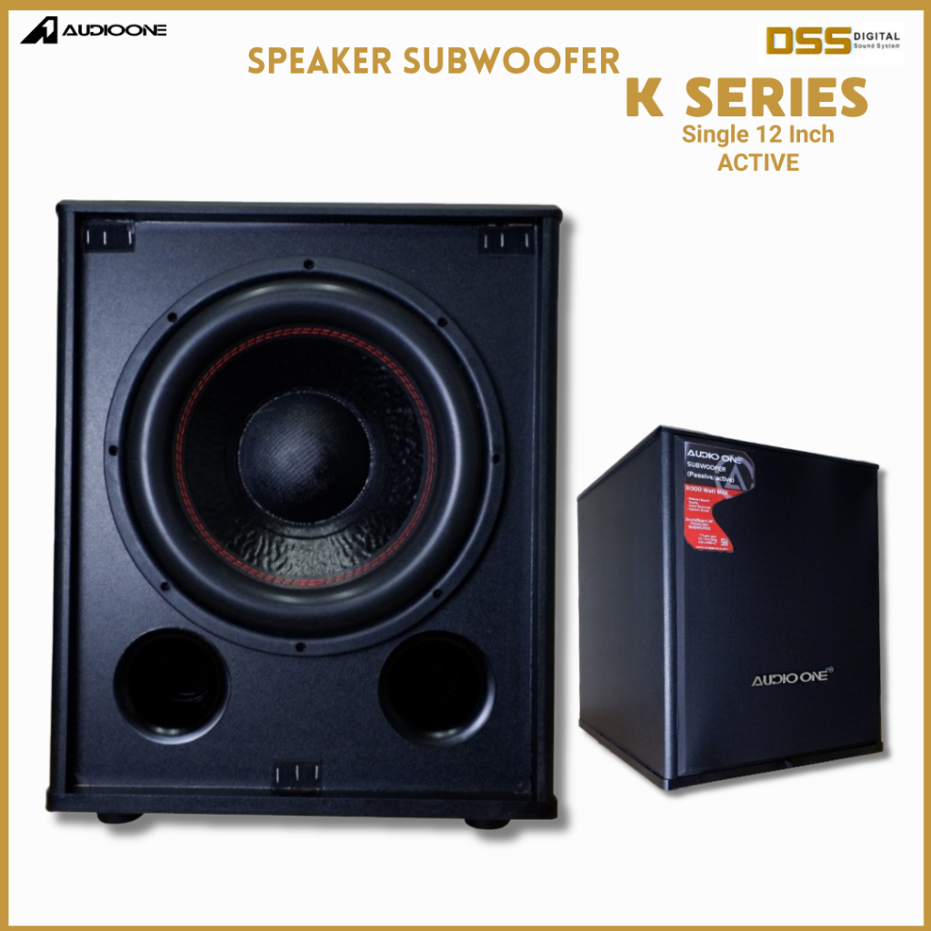 Subwoofer Aktif AUDIO ONE 12 inch K-112 & KX112  Subwoofer Karaoke | DSS