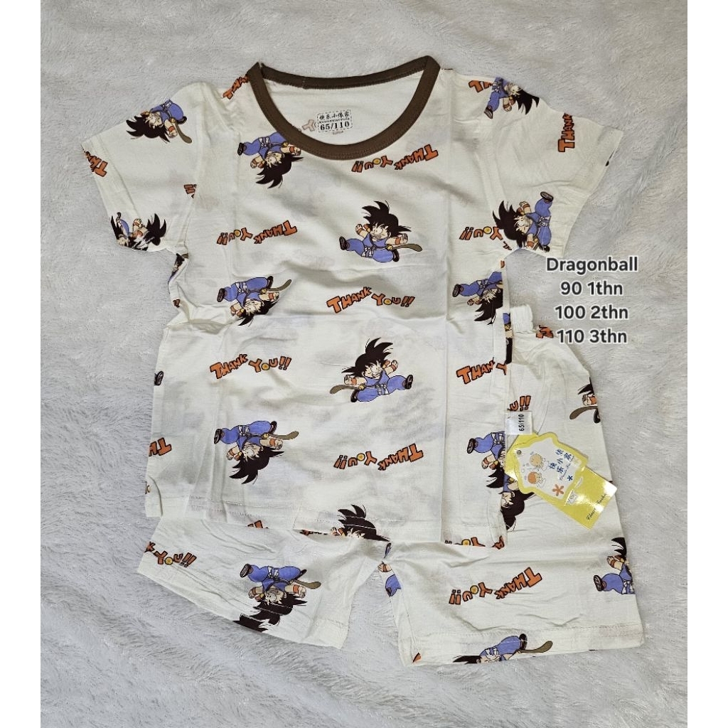 Baju santai anak dragon ball