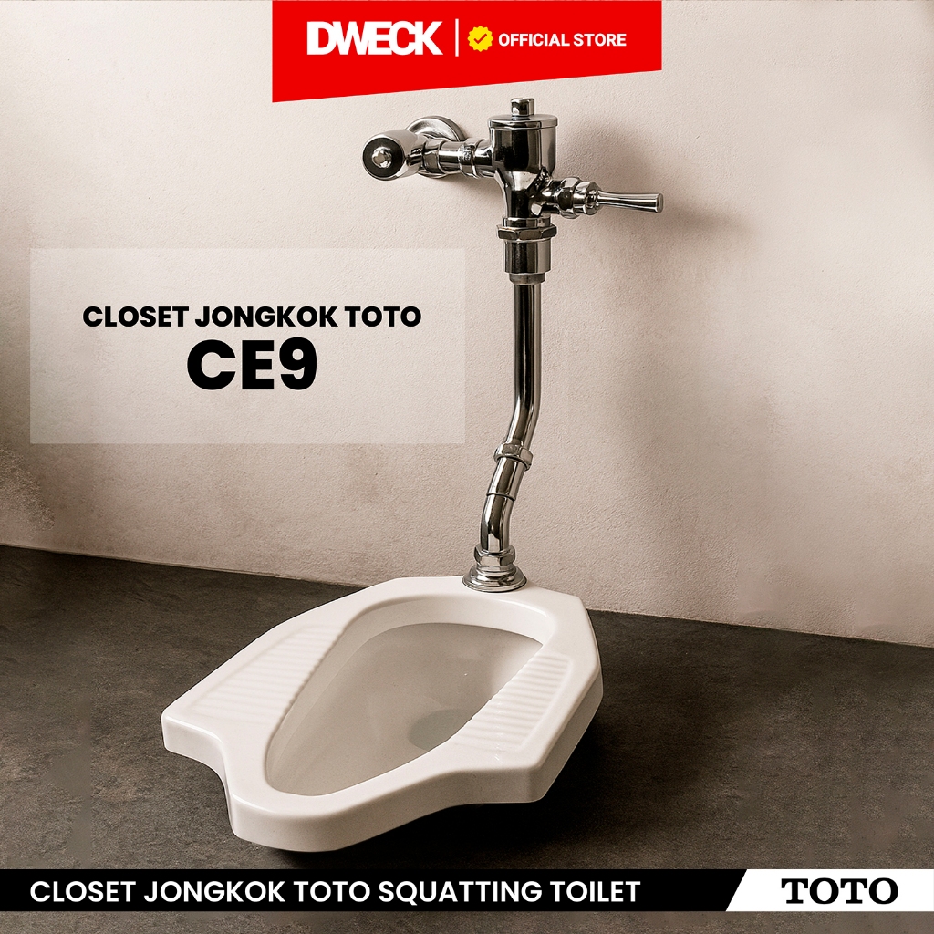 Closet Jongkok TOTO CE9 Original / Closet Jongkok Toto Pengiriman Instant