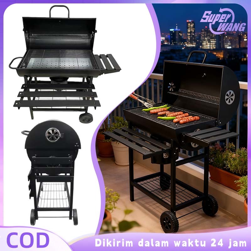 Alat Barbeque Grill Outdoor Alat Bakar Barbeque Multifungsi Alat Panggang Bbq Grill Besar Bbq Pangga