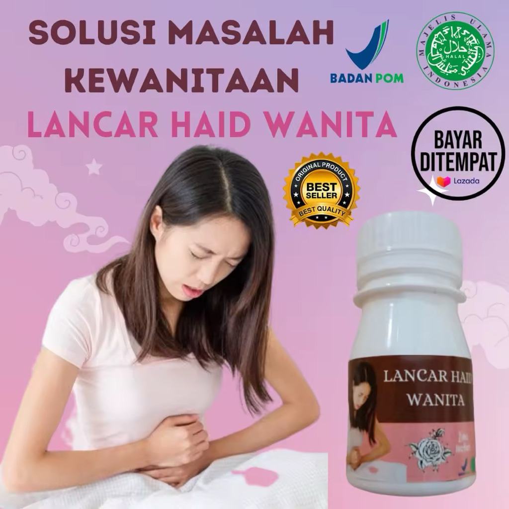 Vitamin Pelancar Tuntas - Multivitamin untuk Wanita Kendala Telat Menstruasi & PCOS Tuntas Siklus Ha