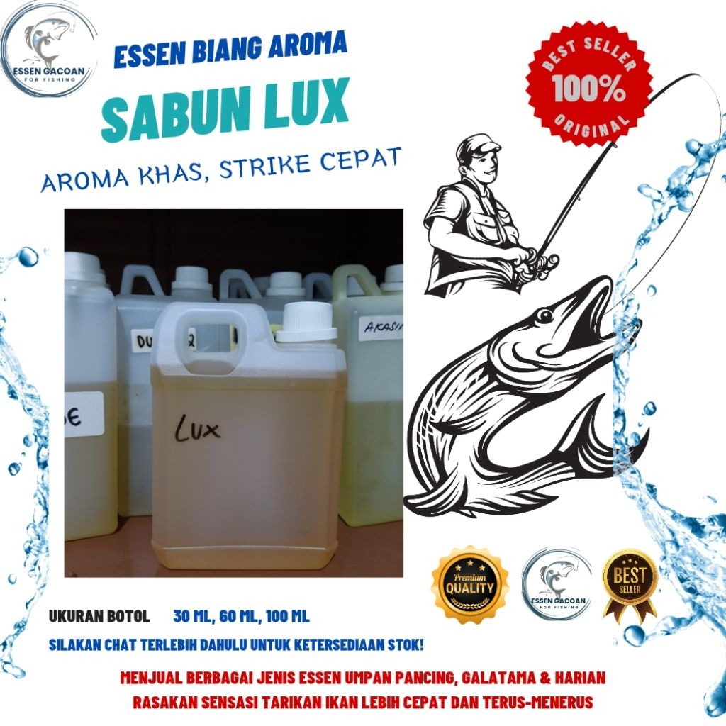 Essen Biang Umpan Pancing Aroma Sabun Lux Kemasan 30 ML - 100 ML