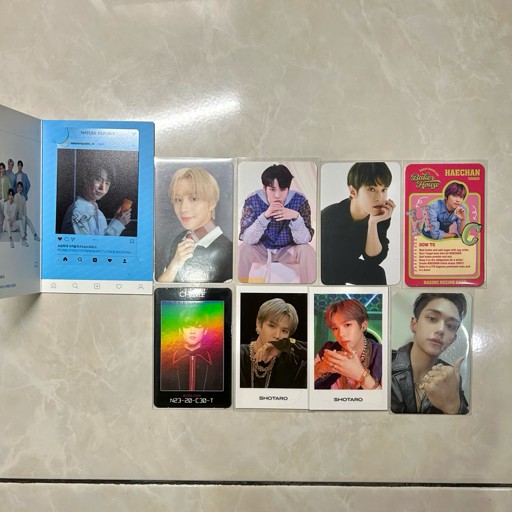 [ready] CLEARANCE SELL Photocard PC CC NCT Doyoung Jungwoo Haechan Chenle Shotaro Lucas Album Resona