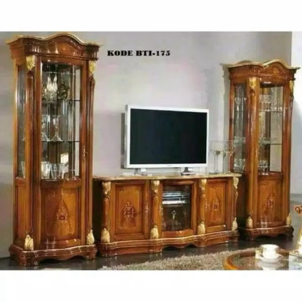 Bufet pisah kayu jati / meja tv jati