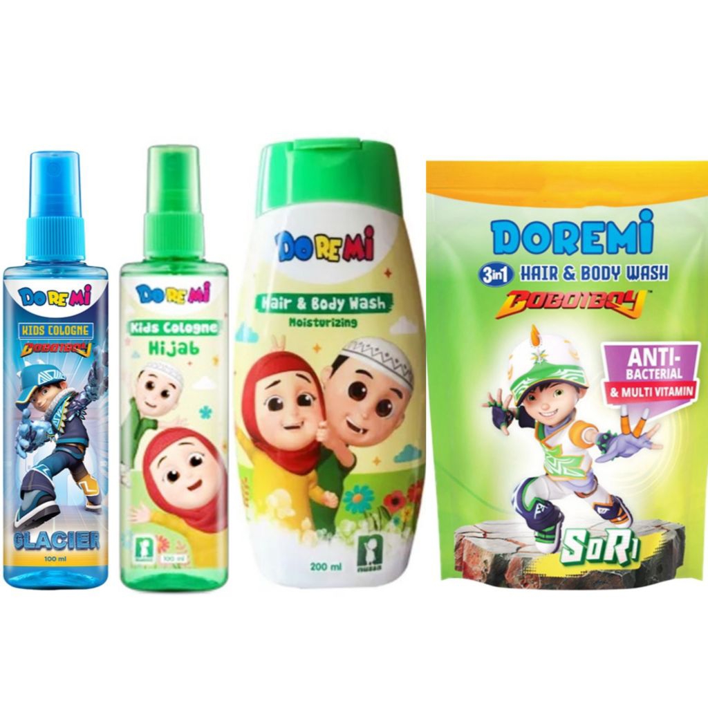 Do Re Mi Doremi Cologne Hair & Body Wash Shampoo Edisi Nussa Rarra nusa rara boboiboy