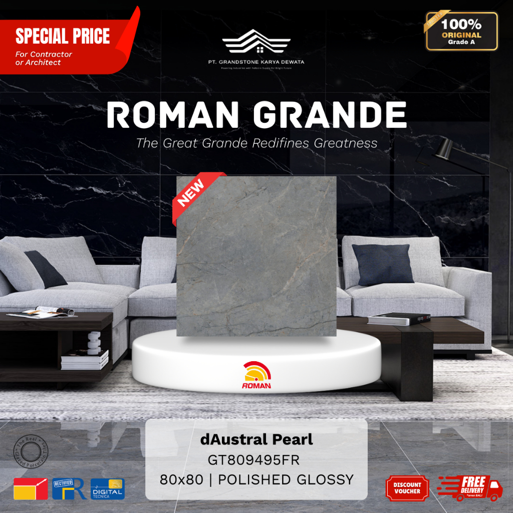 ROMAN GRANDE GT809495FR dAustral Pearl 80x80 [GRADE A]