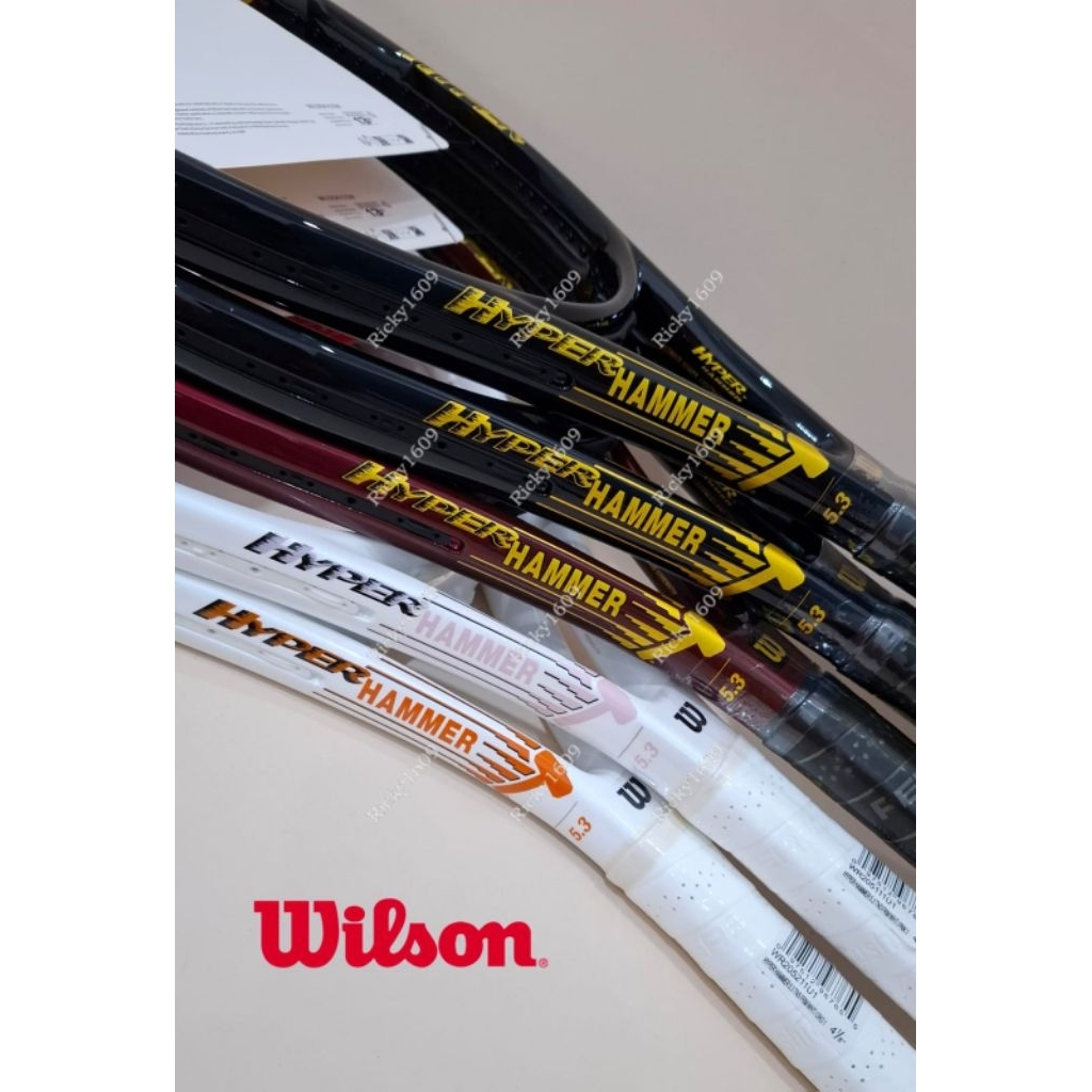 HOT SALE RAKET TENIS WILSON HYPER HAMMER 5.3 (WILSON HYPER HAMMER 5.3) - ULTIMATE POWER LIGHTNESS