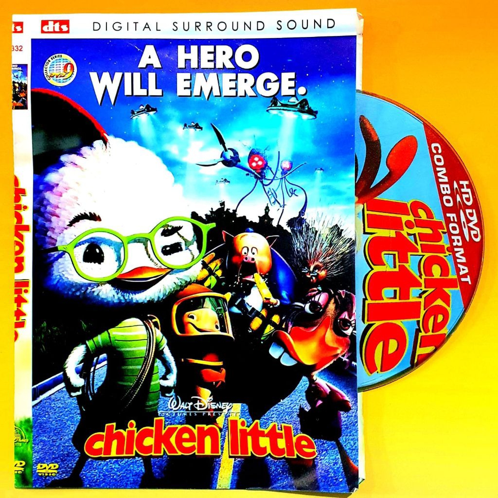 KASET FIILM KARTUN CHICKEN LITTLE THE MOVIE - KASET FILM ANIMASI KARTUN KELUARGA LENGKAP - KASET DVD