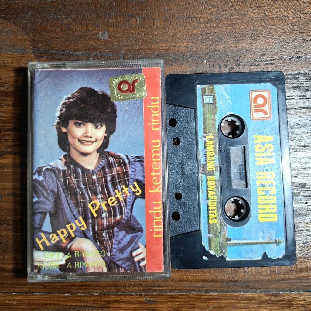 Kaset Happy Pretty - Rindu Ketemu Rindu Pop Indonesia