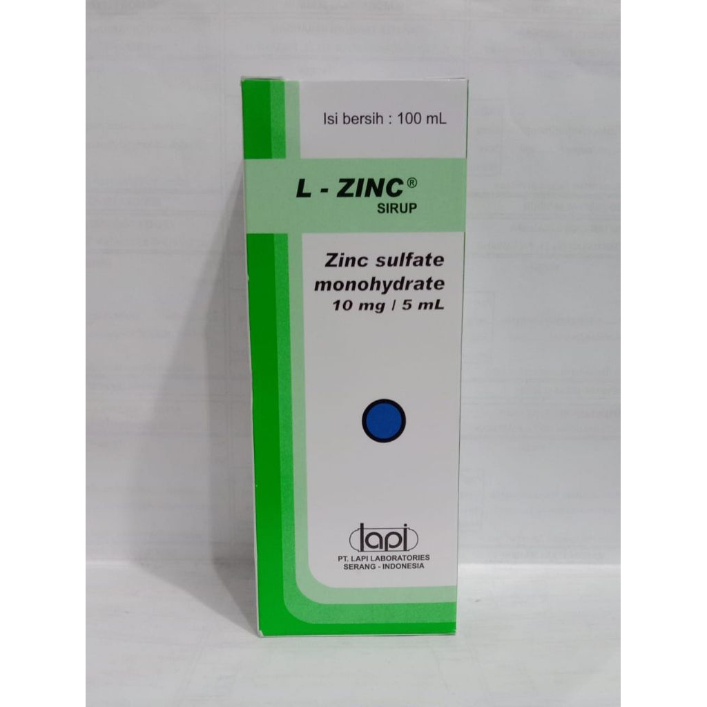 L - zinc 100ml Syrup diare