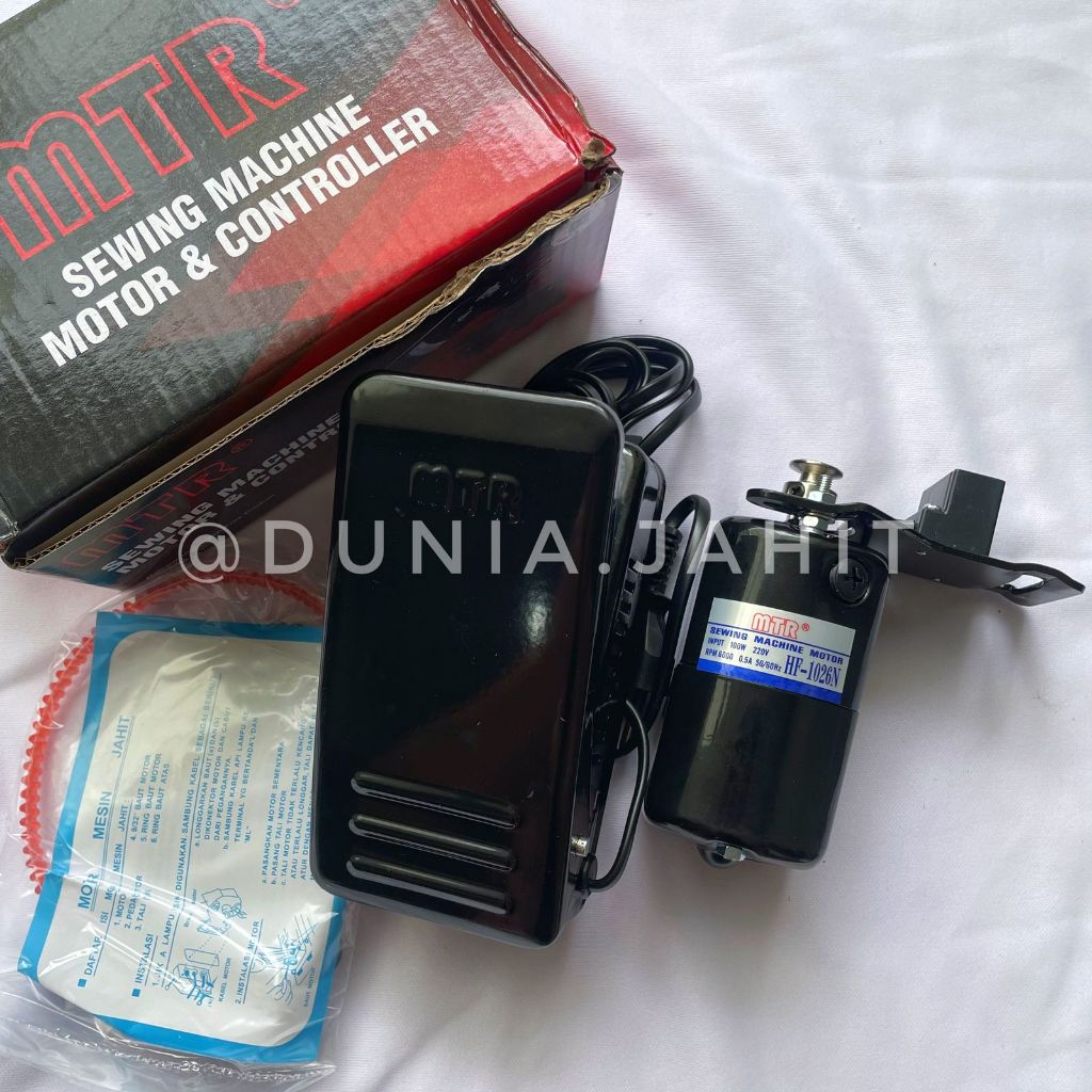MTR Dinamo Mesin Jahit & Obras / Dinamo Mesin Jahit Klasik/ Mesin Jahit Hitam / Motor Mesin Jahit Tr