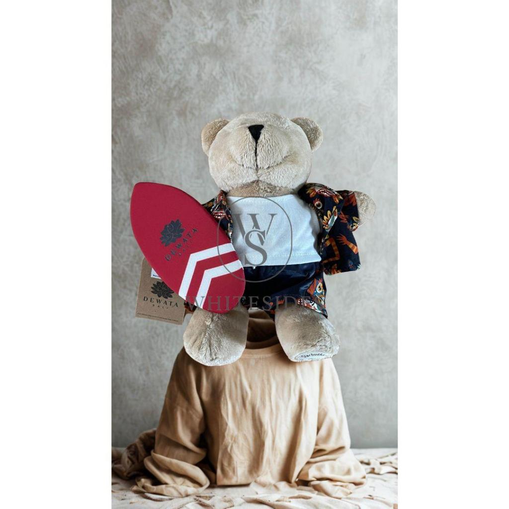 Surfer Red Dewata - Starbucks Keychain Planner Bearista Notebook Kartu Sticker Pin Shirt Bowl Card P