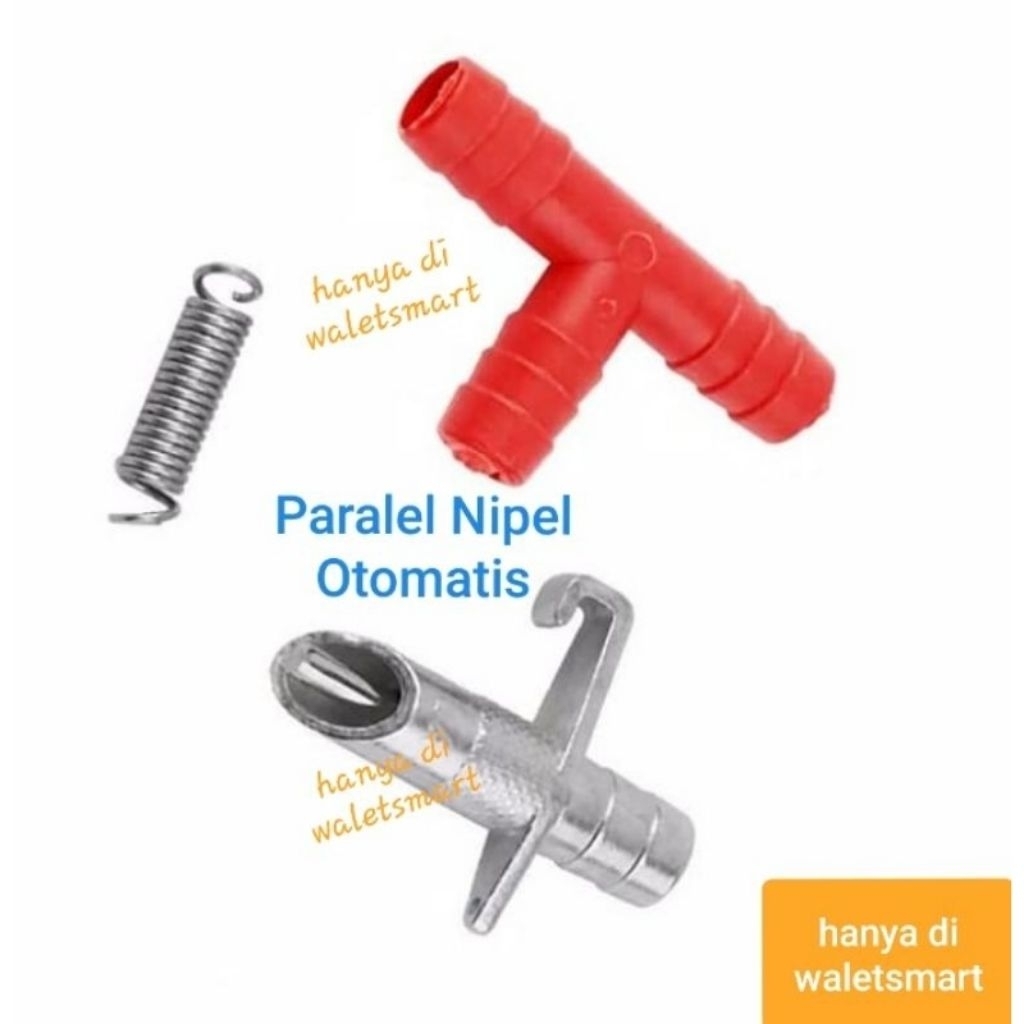 Paralel Nipel Otomatis Dot Minum Kelinci