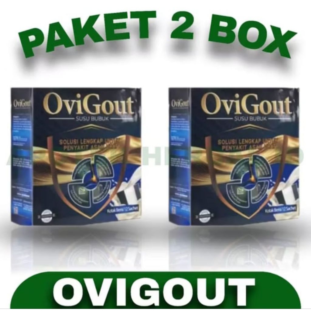 

OVIGOUT Milk Paket 2 Box Asli Susu Herbal obati Asam Urat, Kolesterol, Rematik dan Nyeri Sendi Terbaik