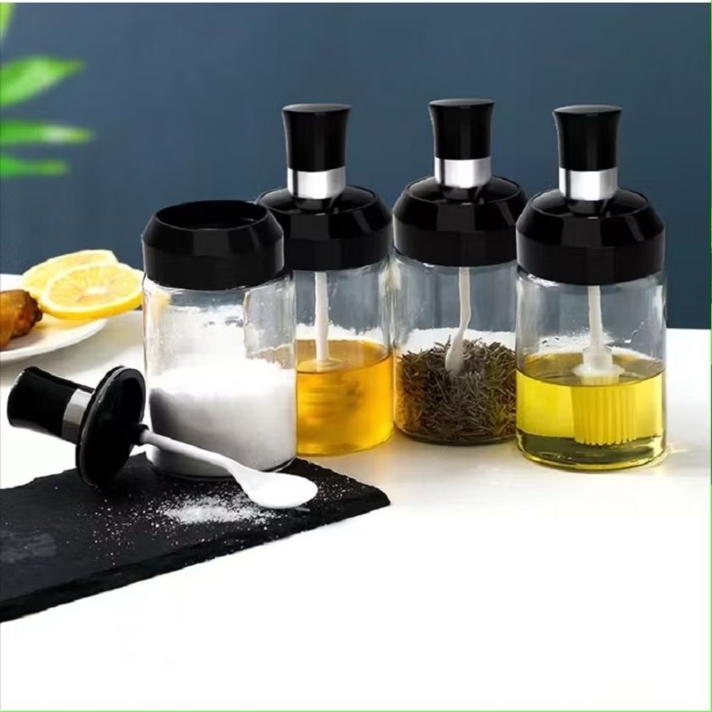 Botol sendok bumbu dapur/penyimpanan bumbu dapur/tempat bumbu dapur/botol bumbu dapur garam