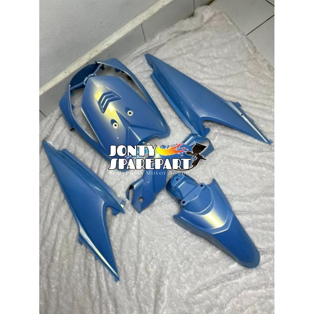 Full Body Halus Beat Karbu Warna Dolphin Blue Effect Gold | Body Beat Karbu Tahun 2008-2012