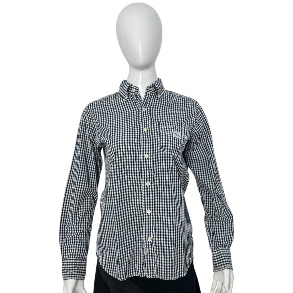 Vintage Y2K  SMITH’S American Plaid Button Up Shirt