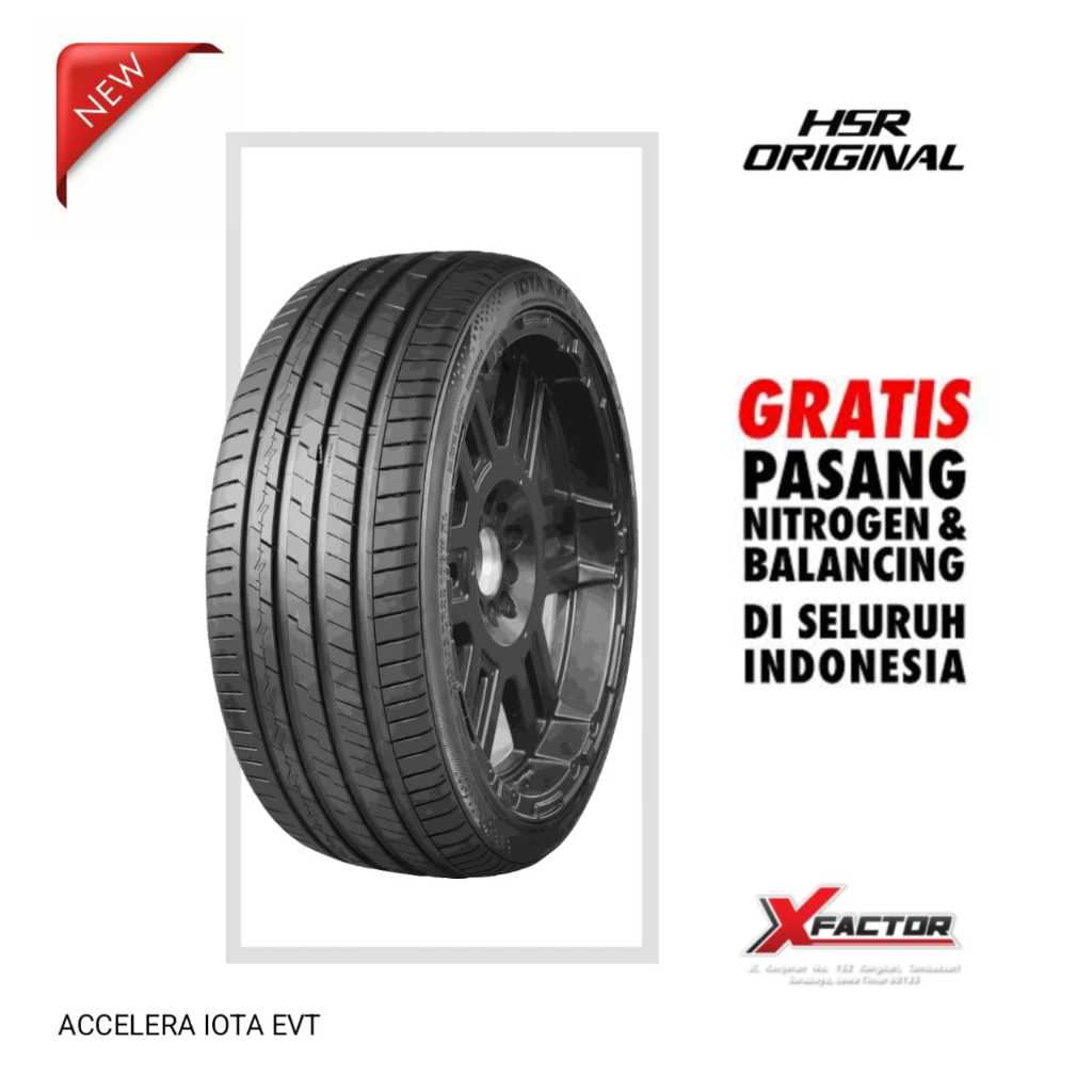 165/50 R16 BAN MOBIL ACCELERA iota EVT 165 50 R16 PRODUKSI TERBARU GRATIS PASANG BALANCING
