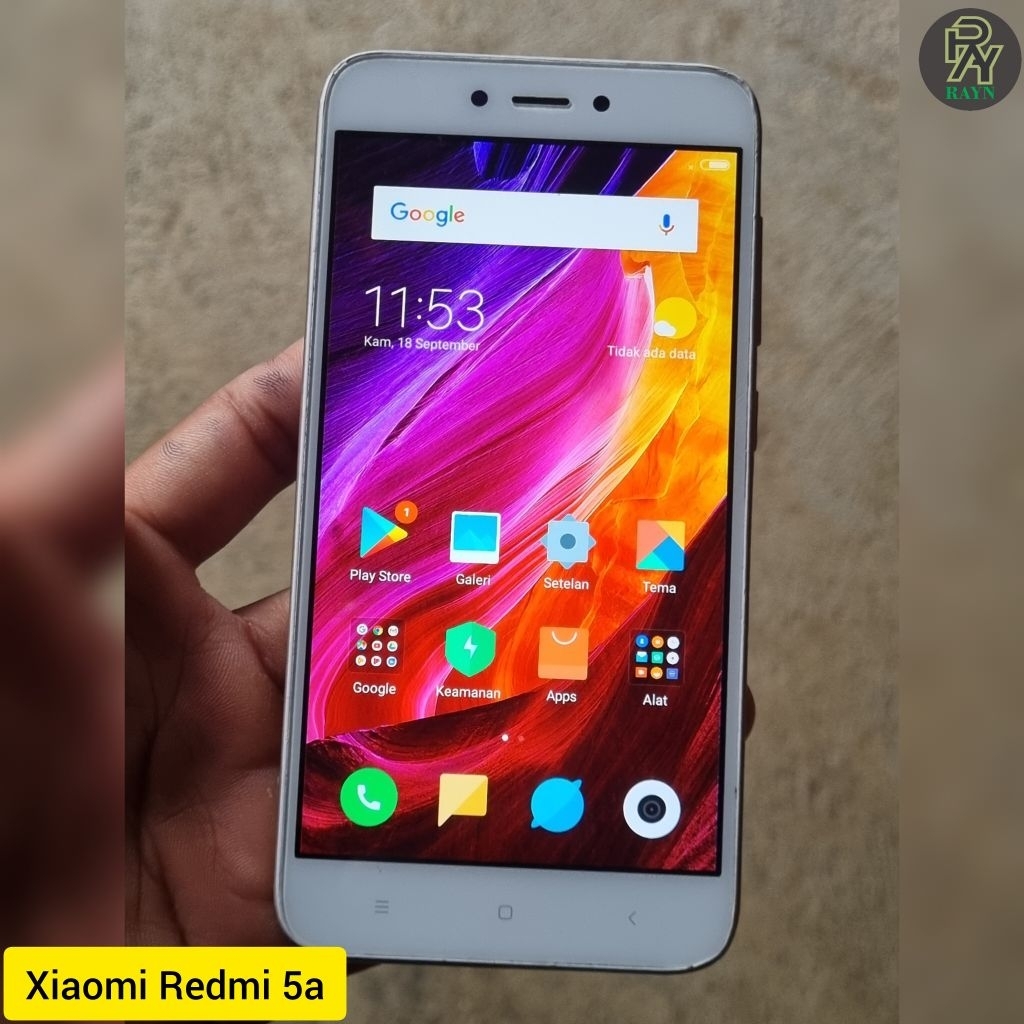 Lcd plus frame xiaomi redmi 5a putih ORIGINAL COPOTAN normal garansi
