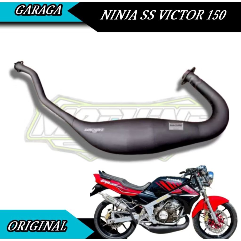 PERUT CHAMBER KNALPOT NINJA R SS RR SUPER COBRA BLACK SERIES ORIGINAL MACHINE BUKAN RS1 CMS