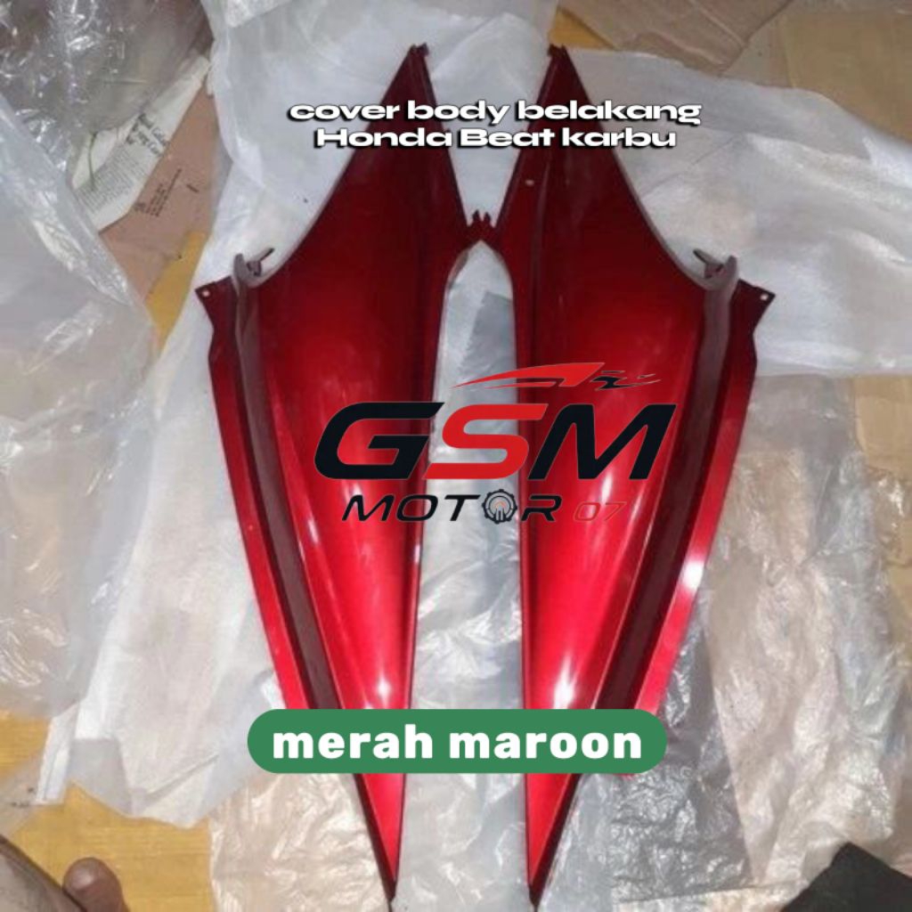 Terlaris cover body belakang honda beat karbu super, body belakang beat karbu kualitas Ter-Baik rang