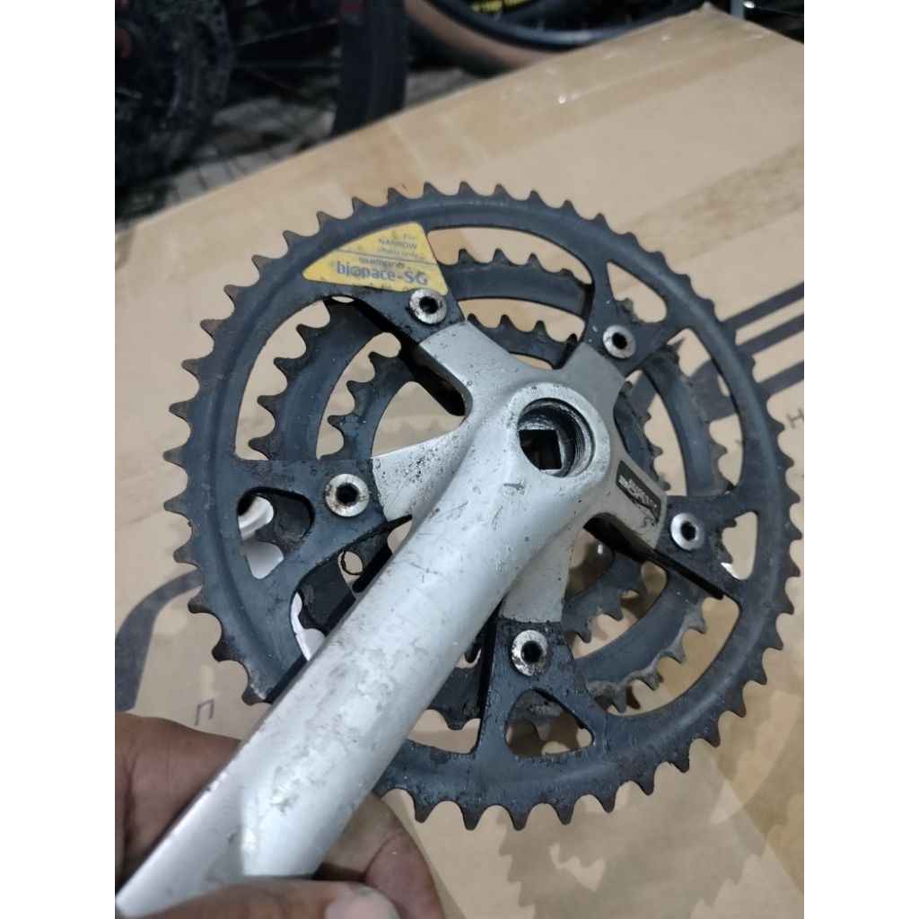 Crank Shimano exage LX300 Japan biopace -SG