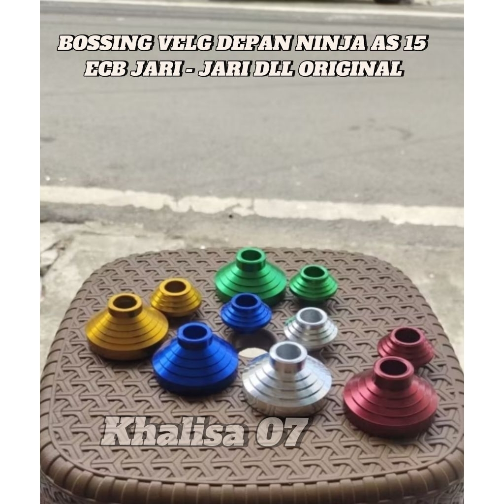BOSSING BOSBOSSAN VELG DEPAN NINJA AS 15 VELG RCB JARI - JARI DLL ORIGINAL